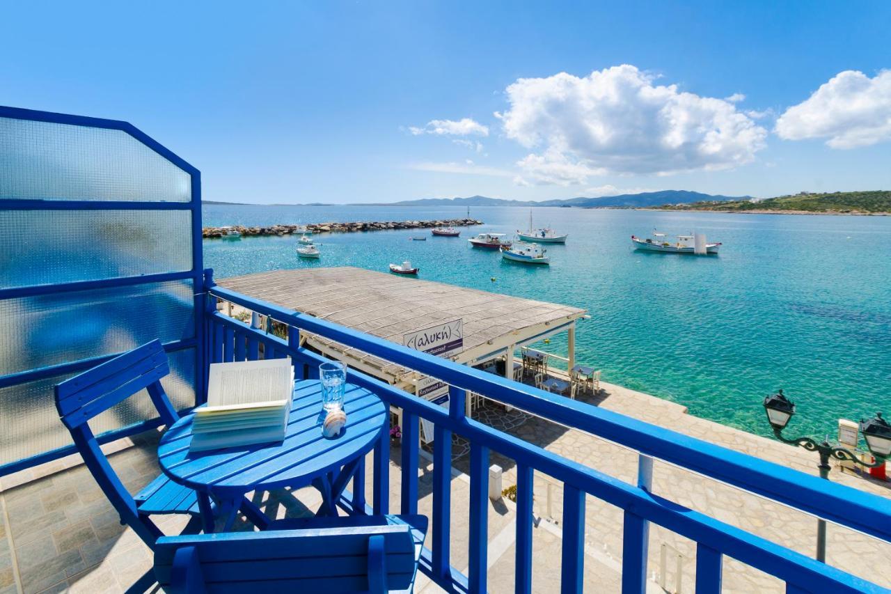 Angeliki Seaside Hotel Aliki  Bagian luar foto