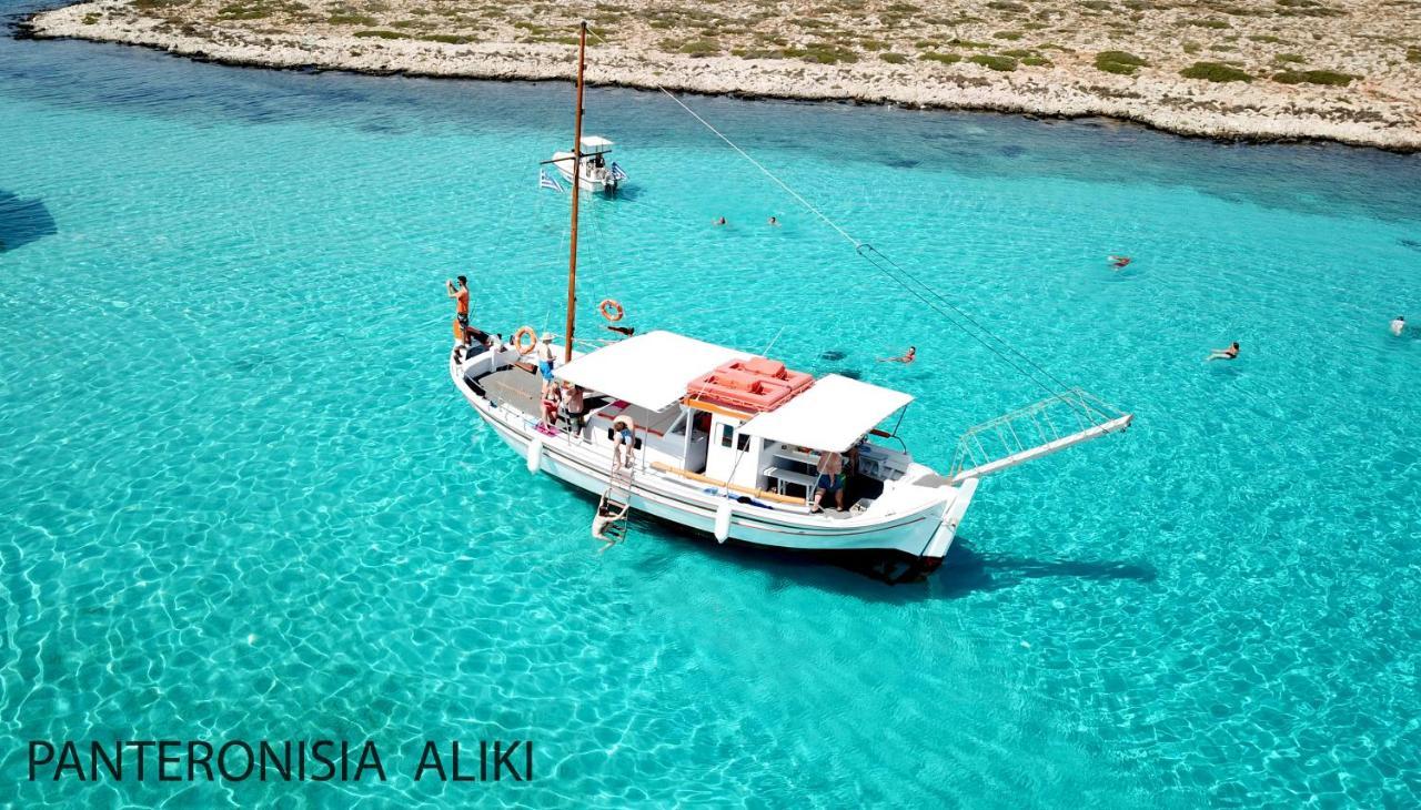Angeliki Seaside Hotel Aliki  Bagian luar foto