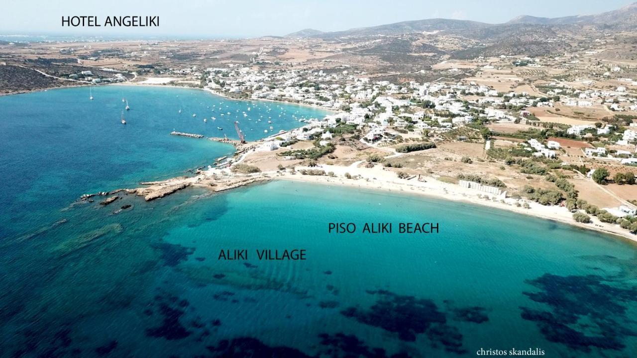 Angeliki Seaside Hotel Aliki  Bagian luar foto